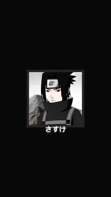 Naruto Sasuke Black Wallpaper Page 37
