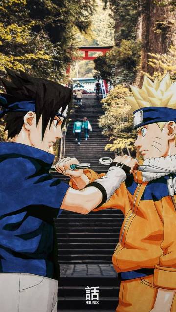 Naruto And Sasuke Mobile Wallpaper Page 4