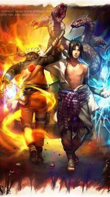 Naruto And Sasuke Mobile Wallpaper Page 54
