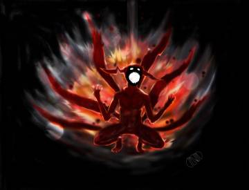6 Tails Naruto Gaming Computer Wallpaper Page 1