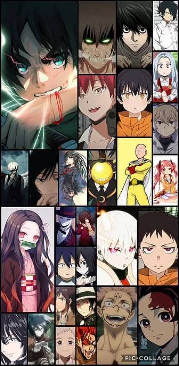 Anime Collage Avatar Dbz Naruto Bleach Deathnot Wallpaper Page 15