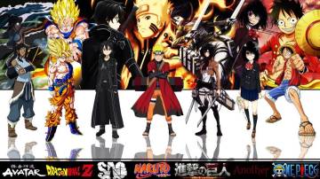 Anime Collage Avatar Dbz Naruto Bleach Deathnot Wallpaper Page 20
