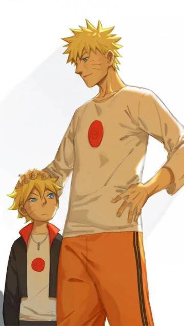 Boruto Uzumaki And Naruto Uzumaki Wallpaper Page 25