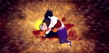 Final Valley Naruto And Sasuke Art Wallpaper Page 46