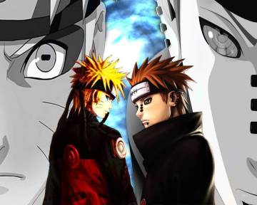 Kyuubi Naruto Vs Pain Wallpaper Page 36