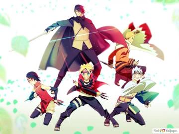 Naruto And Boruto And Sasuke Wallpaper Page 48