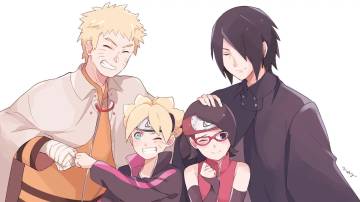 Naruto And Boruto And Sasuke Wallpaper Page 54