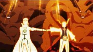 Naruto And Minato Bijuu Mode Wallpaper Page 34