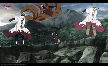Naruto And Minato Kyuubi Mode Wallpaper Page 73