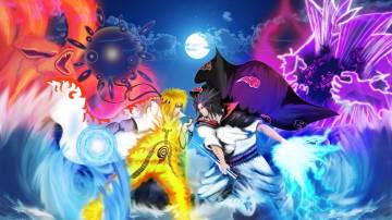 Naruto And Sasuke Big Monster Wallpaper Page 17