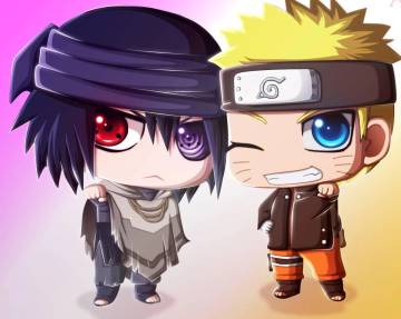 Naruto And Sasuke Chibi Wallpaper Page 1