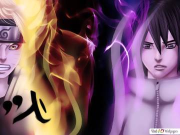 Naruto And Sasuke Duel Monitor Wallpaper Page 88