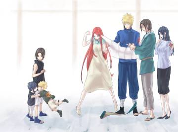 Naruto And Sasuke Family Wallpaper Page 6