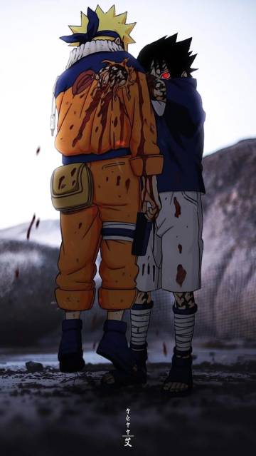 Naruto And Sasuke Final Battle Wallpaper Page 31