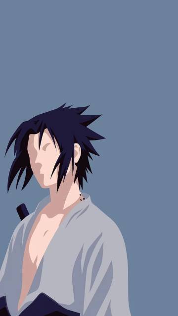 Naruto And Sasuke Minimalist Wallpaper Page 28