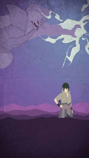 Naruto And Sasuke Minimalist Wallpaper Page 58