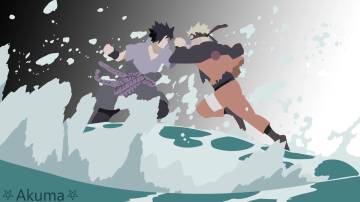 Naruto And Sasuke Minimalist Wallpaper Page 69