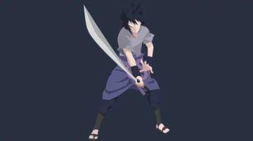 Naruto And Sasuke Minimalist Wallpaper Page 24
