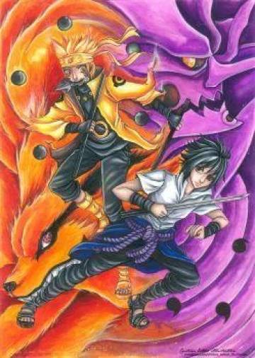 Naruto And Sasuke Sage Of Six Paths Mode Wallpaper Page 14