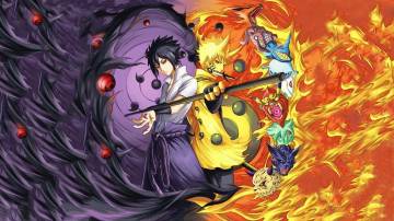 Naruto And Sasuke Sage Of Six Paths Wallpaper Hd Page 9