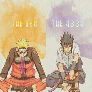 Naruto And Sasuke Sun And Moon Wallpaper Page 4