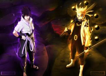 Naruto And Sasuke Sun And Moon Wallpaper Page 69