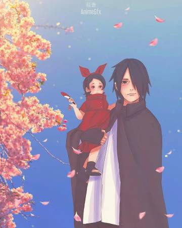 Naruto Boruto Sasuke Sarada Wallpaper Page 43
