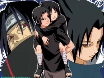 Naruto Itachi Carrying Sasuke Wallpaper Page 11