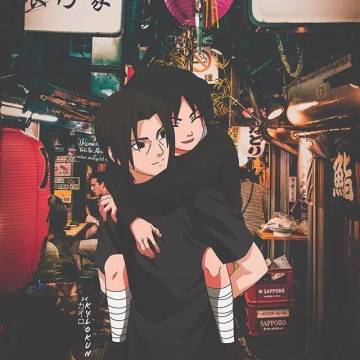 Naruto Itachi Carrying Sasuke Wallpaper Page 24