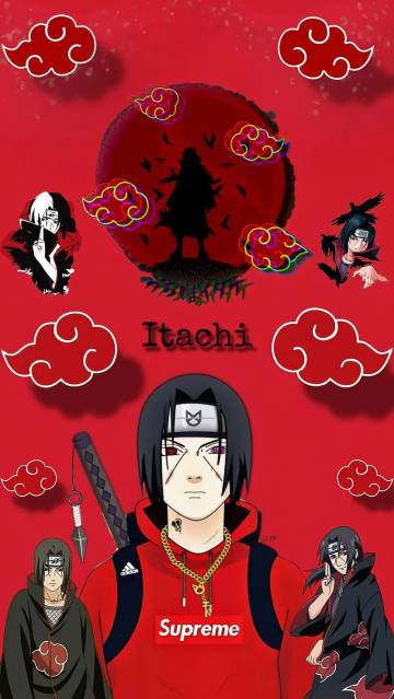 Naruto Itachi Red Eye Mobile Wallpaper Page 18