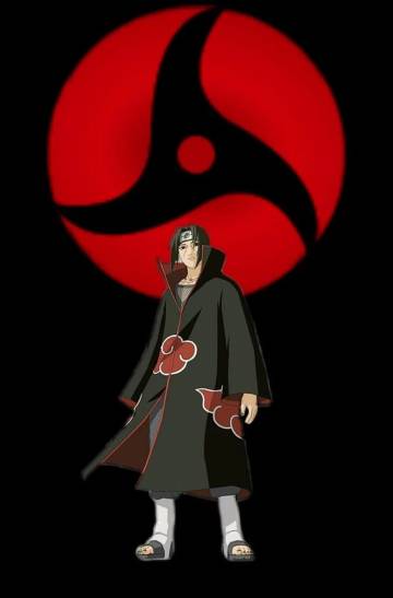 Naruto Itachi Red Eye Mobile Wallpaper Page 14