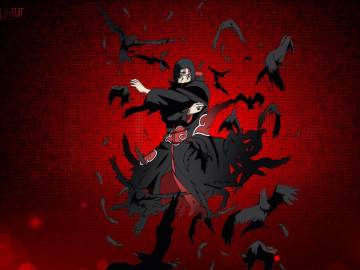 Naruto Itachi Red Eye Mobile Wallpaper Page 5