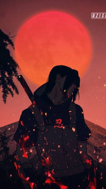 Naruto Itachi Red Eye Mobile Wallpaper Page 62