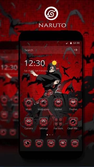 Naruto Itachi Red Eye Mobile Wallpaper Page 64