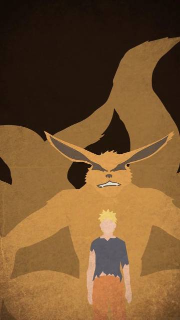 Naruto Kurama Mode Wallpaper Minimalistic Page 51