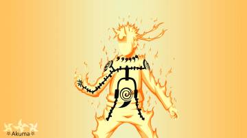 Naruto Kurama Mode Wallpaper Minimalistic Page 6
