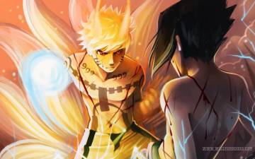 Naruto Kyuubi Mode Vs Sasuke Susanoo Wallpaper Page 16