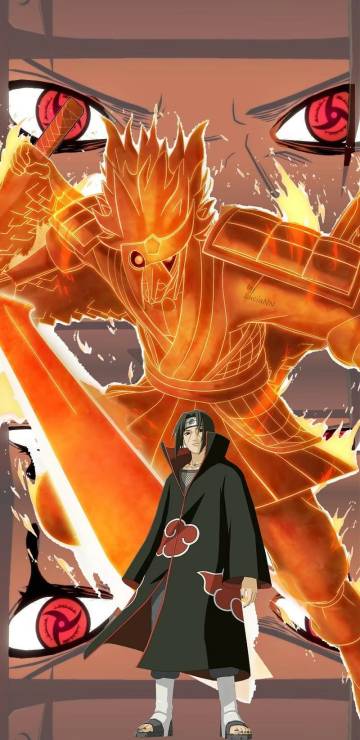 Naruto Kyuubi Mode Vs Sasuke Susanoo Wallpaper Page 87