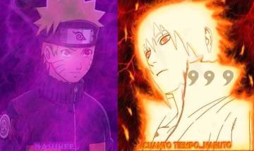 Naruto Kyuubi Mode Vs Sasuke Susanoo Wallpaper Page 25