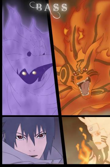 Naruto Kyuubi Mode Vs Sasuke Susanoo Wallpaper Page 28
