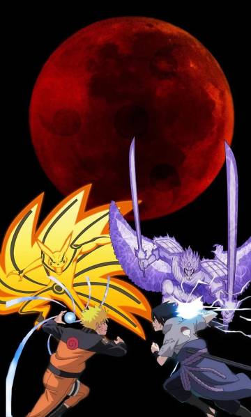 Naruto Kyuubi Mode Vs Sasuke Susanoo Wallpaper Page 42
