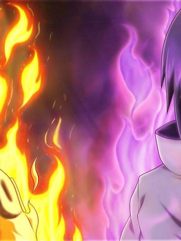 Naruto Kyuubi Mode Vs Sasuke Susanoo Wallpaper Page 47