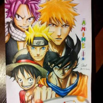 Naruto Luffy Goku Ichigo Crossover Wallpaper Page 70