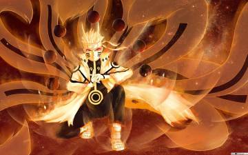 Naruto Nine Tail Chakra Mode Wallpaper Page 11
