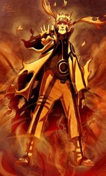 Naruto Nine Tailed Chakra Mode Wallpaper Page 11