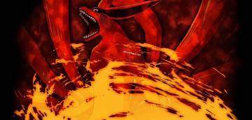 Naruto Nine Tailed Fox Vs Sasuke Curse Mark Wallpaper Page 18
