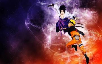 Naruto Nine Tailed Fox Vs Sasuke Curse Mark Wallpaper Page 92