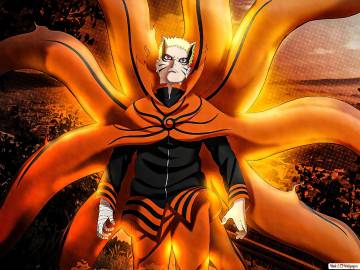 Naruto Nine Tails Chakra Mode Iphone Wallpaper Page 82