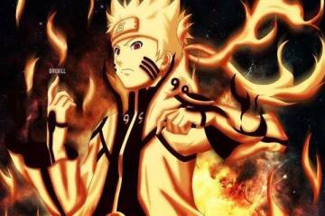 Naruto Nine Tails Chakra Mode Iphone Wallpaper Page 45