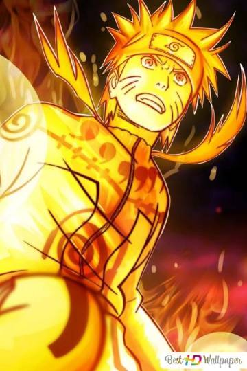 Naruto Nine Tails Chakra Mode Iphone Wallpaper Page 9